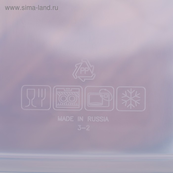 Контейнер пищевой с герметичной крышкой, 1,5 л