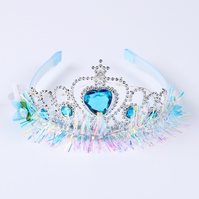 Корона &laquo;Эльза&raquo; световая, цвета МИКС