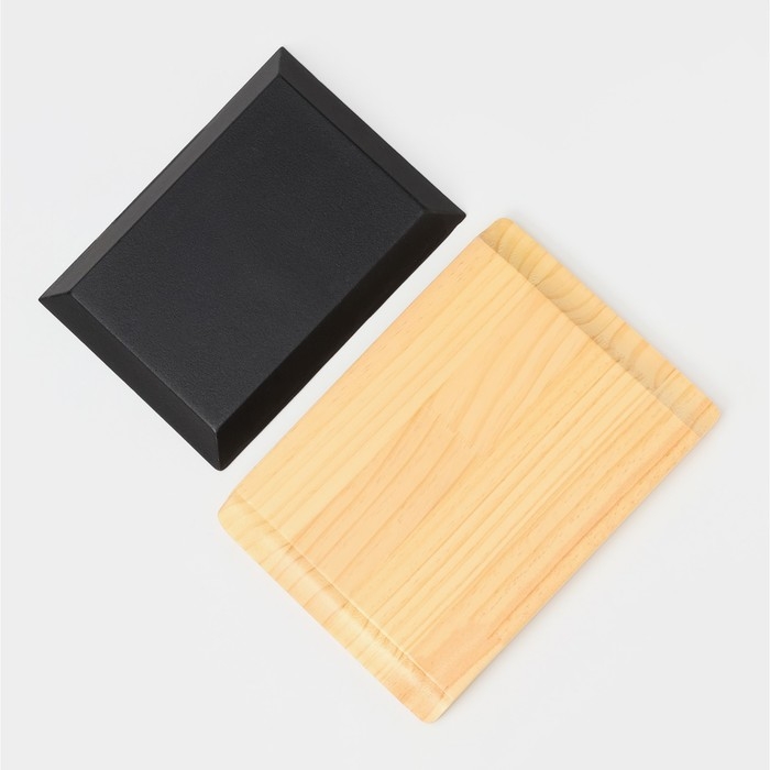 Сковорода &laquo;Прованс&raquo;, 22&times;16&times;1,6 см, на деревянной подставке