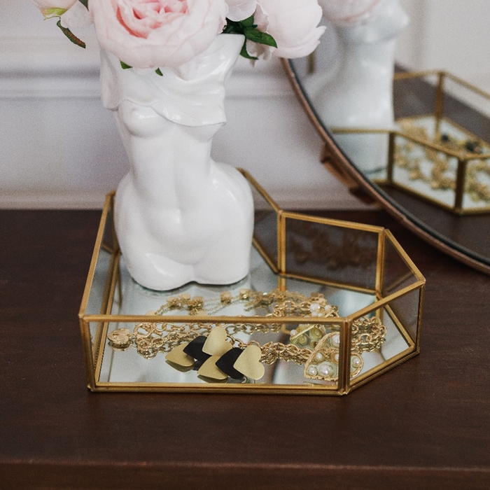 Серьги металл &laquo;Тренд&raquo; сердечки, цвет чёрно-золотой