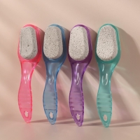 Пилка для ног, камень/пемза, двусторонняя, 20 см, цвет МИКС