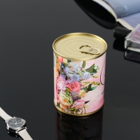 Носки в банке "Для хорошего настроения" (внутри носки женские, цвет белый) Носки в банке "Для хорошего настроения" (внутри носки женские, цвет белый)