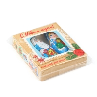 Шоколадные фигурки новогодние &laquo;Дед Мороз и Снегурка&raquo;