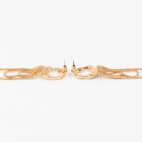 Серьги металл &laquo;Модерн&raquo; будущее, цвет золото