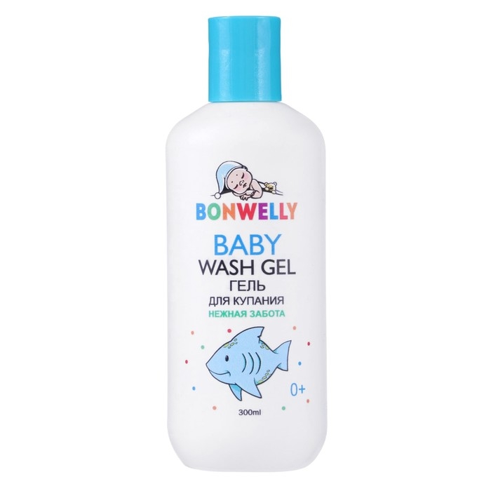 Гель для купания Bonwelly, "Нежная забота", 300 мл