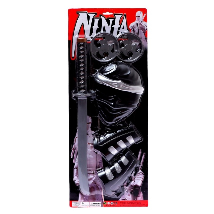 Набор ниндзя «Мастер самурай», 6 предметов Набор ниндзя «Мастер самурай», 6 предметов