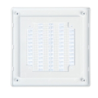 Решетка вентиляционная "КосмоВент" ЛРР162, 162 х 162 мм, сетка, разъемная, регулируемая