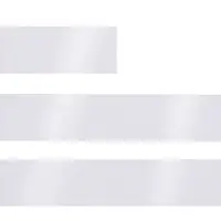 Лента сатиновая Satin 20 M, белая, 100 см