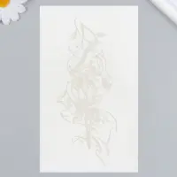 Переводная тату на тело синяя &laquo;Балерина&raquo;, 18&times;11 см