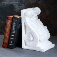 Держатель-подставка для книг "Абстракция", 25см, белый Держатель-подставка для книг "Абстракция", 25см, белый