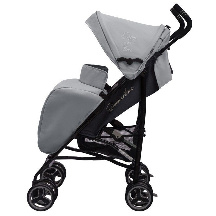 Коляска прогулочная детская Indigo PUNTO, складывается в трость, цвет серый Коляска прогулочная детская Indigo PUNTO, складывается в трость, цвет серый