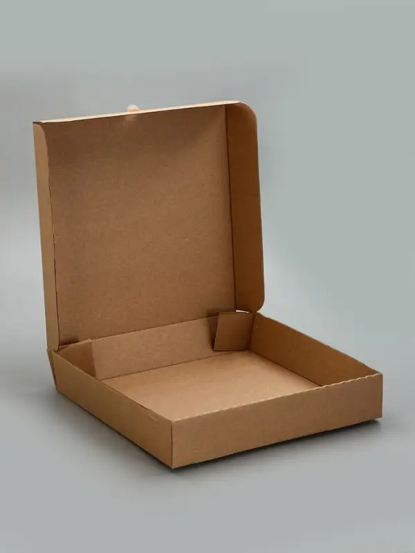 Коробка для пиццы, бурая, 32 х 32 х 6 см