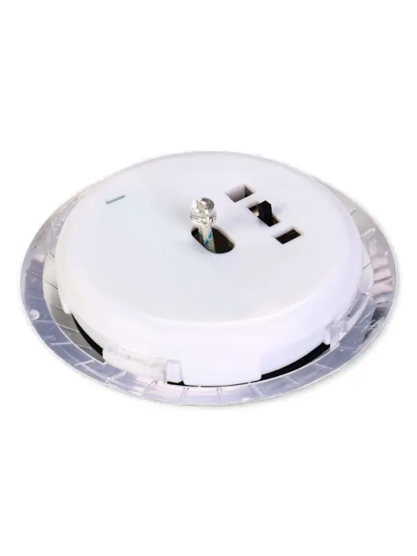 Садовый светильник для водоемов 28 х 28 х 9 см на солнечной бат-е "Лотос" красный N008