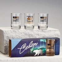 Набор рюмок &laquo;Север&raquo; 3 шт