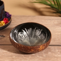 Чаша "Черепаха" 14х14х6 см, кокос