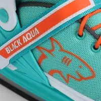 Коньки раздвижные BlackAqua, р. 35-38, для фитнеса, мятные, оранжевые