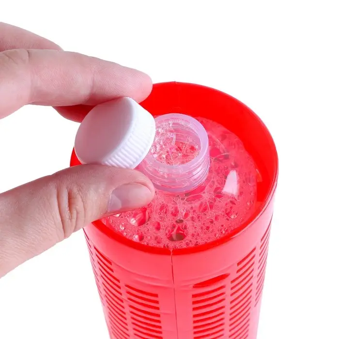 Генератор мыльных пузырей &laquo;Фонтан эмоций&raquo;, 23,8х9х9 см, бутылочка мыльного раствора 60 мл