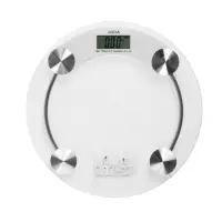 Весы напольные LVE-001, электронные, до 180 кг, 2хААА, стекло, белые