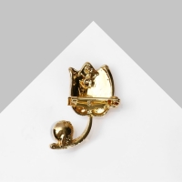 Брошь &laquo;Тюльпан&raquo; жемчужный сад, цвет МИКС (неделимая фас. 12шт, цена за шт)