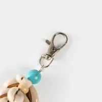 Брелок, 21 см, цв. бирюзовый