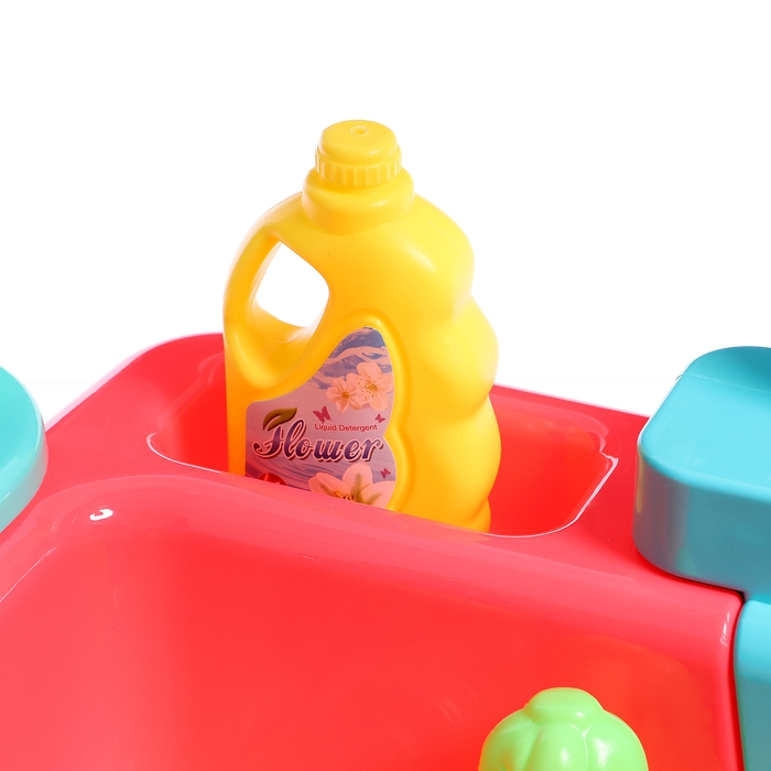 Игровой набор &laquo;Раковина&raquo; с набором посуды, циркулирует вода