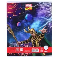 Тетрадь в линейку 24 листа, 5 видов МИКС, обложка мелованная бумага, &laquo;Мстители&raquo;