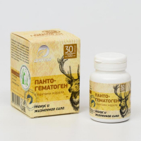 Пантогематоген &laquo;Тонус и жизненная сила&raquo; с пантами марала, 30 капсул по 500 мг