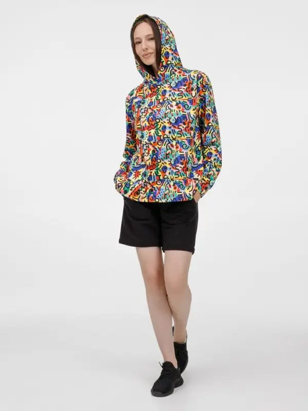 Худи унисекс Morfiss с полной запечаткой на заказ, размер XS/S