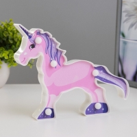 Ночник "Сказочный единорог" 5хLED батарейки 2хАА МИКС 21х3х17 см RISALUX Ночник "Сказочный единорог" 5хLED батарейки 2хАА МИКС 21х3х17 см RISALUX