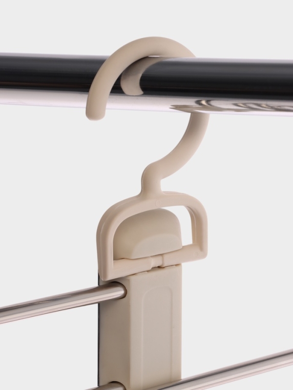 Вешалка для брюк многоуровневая, трансформер 31,5х31х6 см, 6 уровней, цвет черный