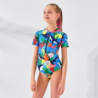 Купальник слитный детский MINAKU на молнии, рост 116-122 Купальник слитный детский MINAKU на молнии, рост 116-122