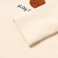 Футболка с длинным рукавом Крошка Я Oranges, рост 92-98 см, молочная