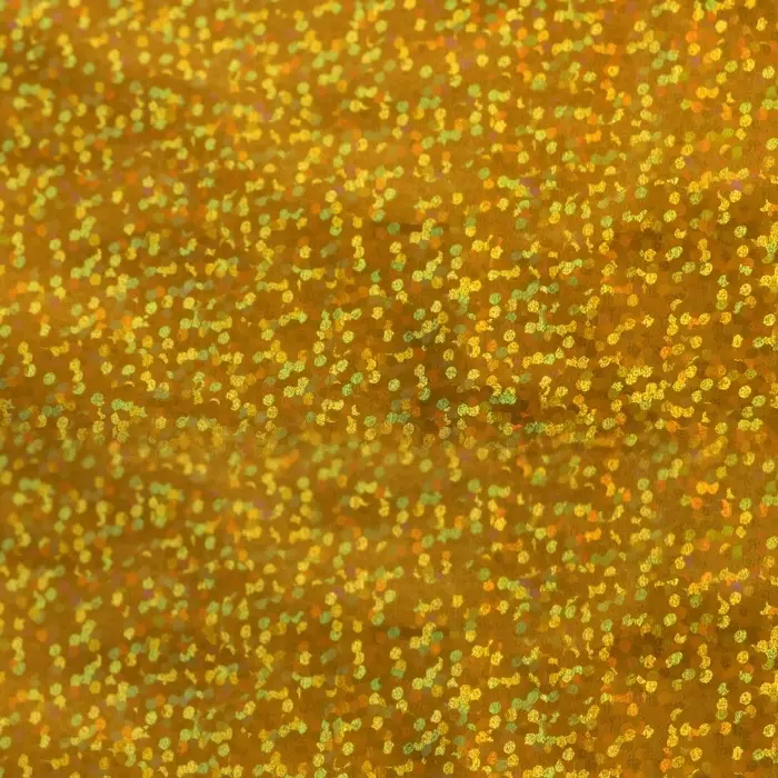 Пленка голографическая, &laquo;Конфетти&raquo;, золотая, 70 см &times; 1 м