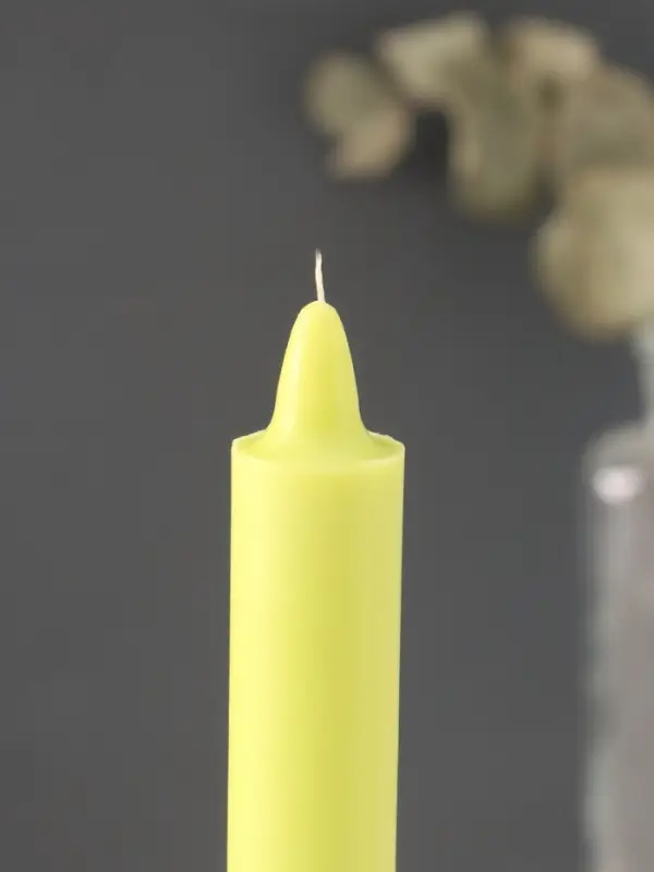 Ароматическая свеча парафиновая хозяйственная, 2.4&times;21 см, 80 г, жасмин