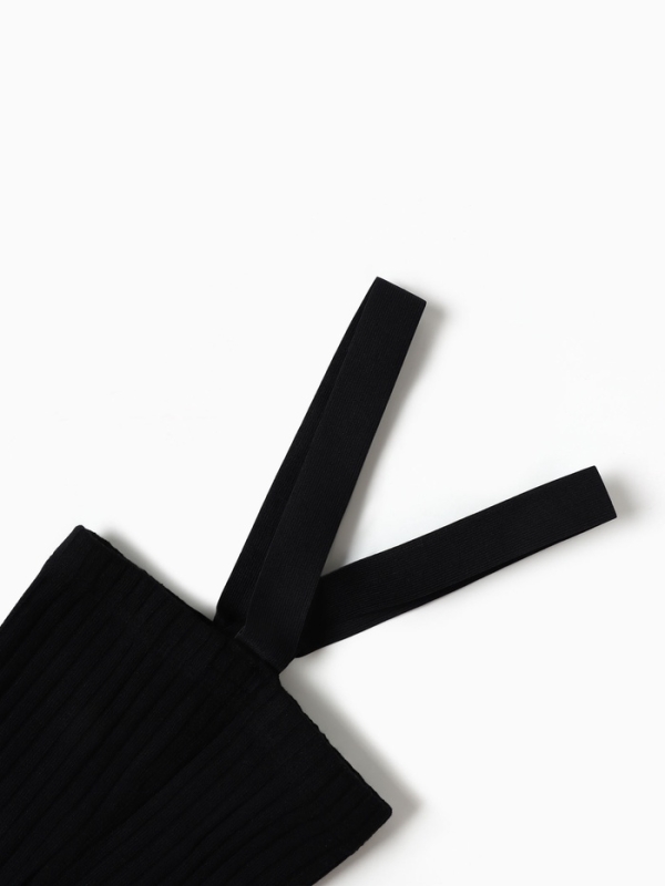 Лосины детские с лямками MINAKU, цв.черный, рост 86-92