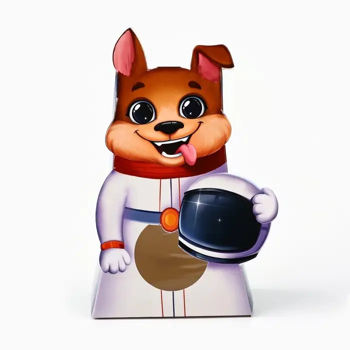 Коробка складная с окном &laquo;Космонавт&raquo;, 9 х 14 х 6 см