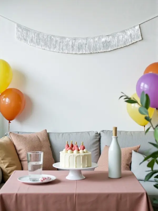 Гирлянда "Бахрома" 2 м серебреная