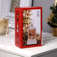 Светодиодная фигура &laquo;Дед Мороз&raquo; 7.5 &times; 13 &times; 4.3 см, пластик, батарейки АААх2 (не в комплекте), свечение тёплое белое