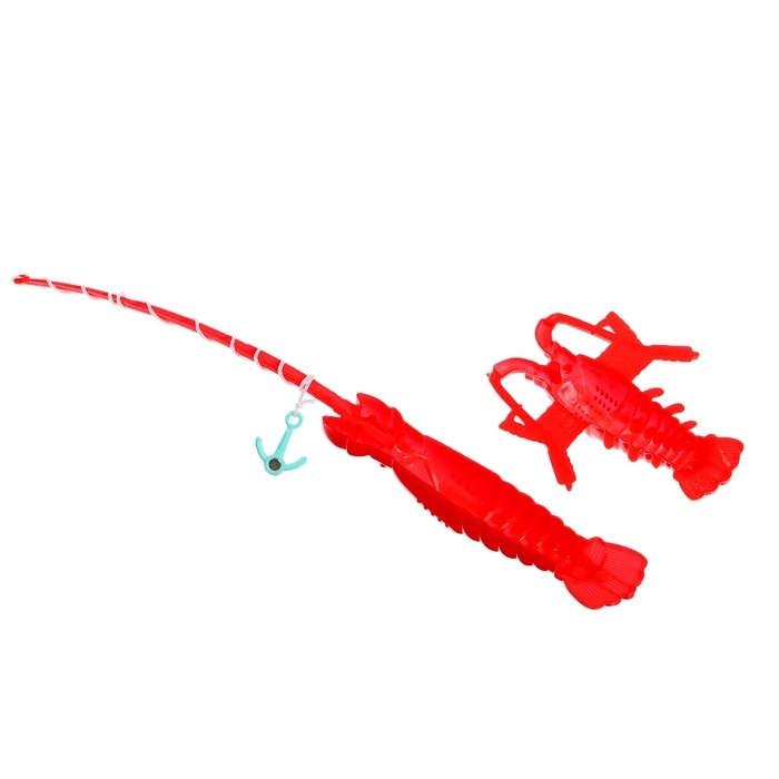 Рыбалка магнитная &laquo;Морские рыбки&raquo;, 1 удочка, 10 рыбок, цвета МИКС