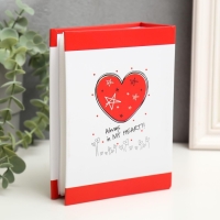 Фотоальбом на 96 фото 10х15 см "Сердца, любовь" МИКС 16,5х12,5х5 см Фотоальбом на 96 фото 10х15 см "Сердца, любовь" МИКС 16,5х12,5х5 см