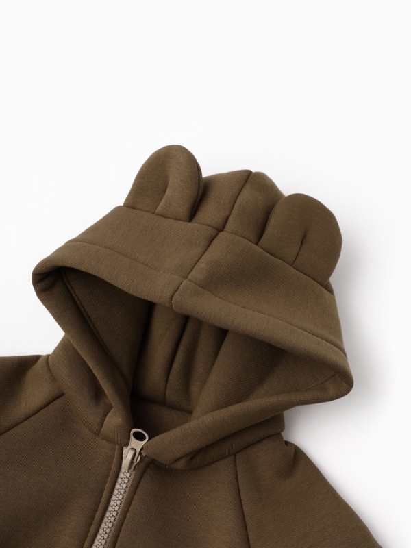 Костюм (толстовка и брюки) Крошка Я, BASIC LINE, рост 86-92 см, цвет кофейный