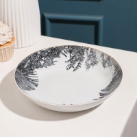 Тарелка &laquo;Пейзаж&raquo;, d=24 см, фарфор