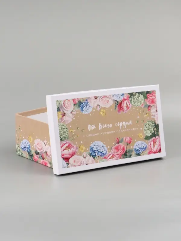 Набор подарочных коробок 10 в 1 &laquo;Нежные цветы&raquo;, 12 &times; 7 &times; 4 - 32.5 &times; 20 &times; 12.5 см