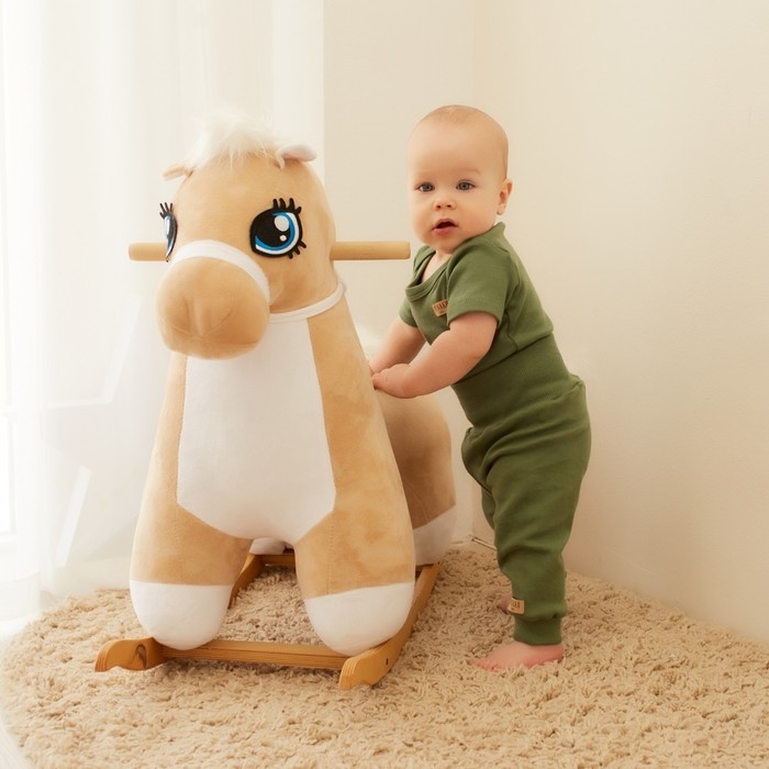 Штаны детские MINAKU, цвет хаки, рост 80-86 см