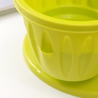 Кашпо многоярусное «Каскад», 3 шт, 700 мл, зелёное Кашпо многоярусное «Каскад», 3 шт, 700 мл, зелёное