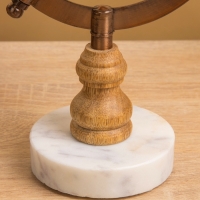 Глобус сувенирный "Сансет" 10х12,5х23 см, стекло, мрамор