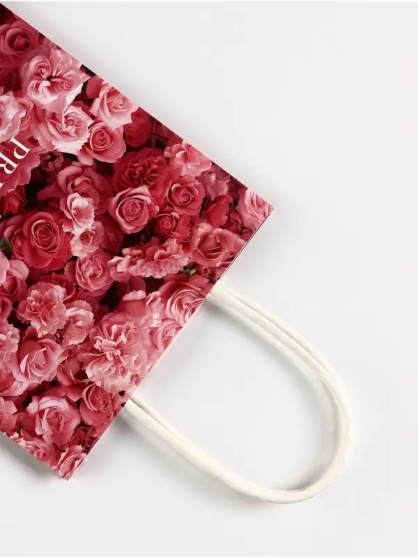 Пакет подарочный крафт Present, 15&times;8&times;21 см