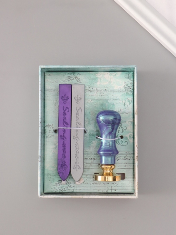 Сургучный набор "Планета" печать, ручка, сургуч 12,5х10х3,6 см