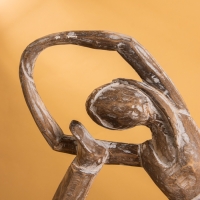 Сувенир &laquo;Йога&raquo;, 27&times;10&times;33 см, дерево, коричневый