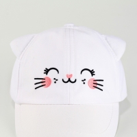 Кепка детская для девочки с ушками &laquo;Кошечка&raquo;, р-р. 48-50